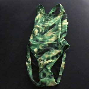 Green Speedo Swimsuit